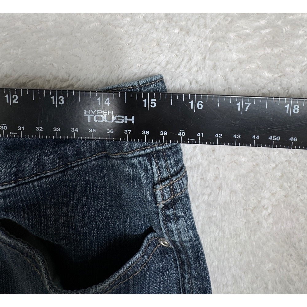 CHICO Platinum Women's Large Jeans Short Bootcut Dark Wash Chic Comfy Chico's 2 - Picture 6 of 9
